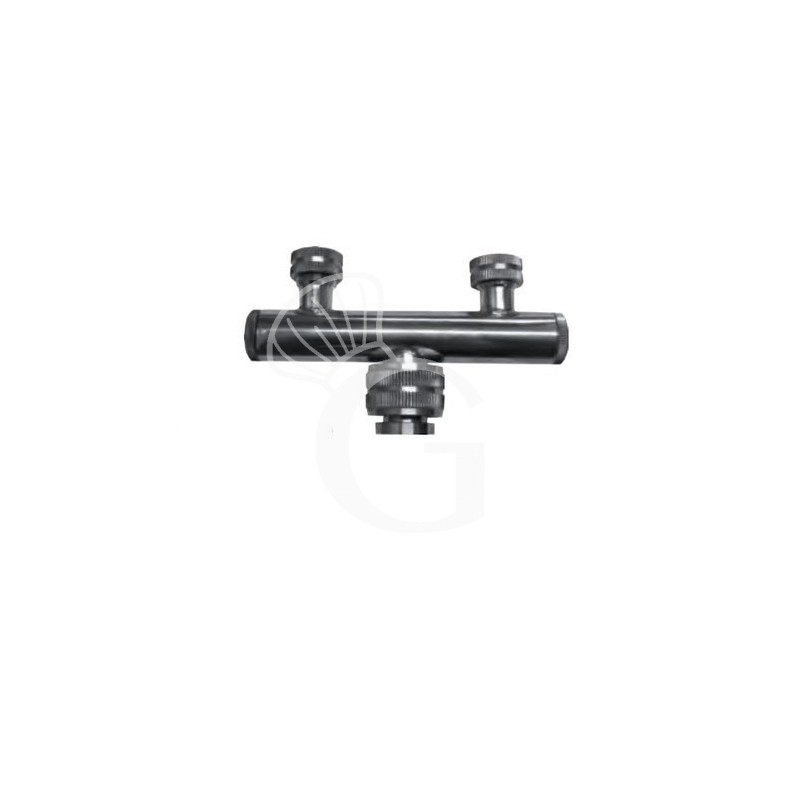 Adaptador de salida doble para tolva con salida única