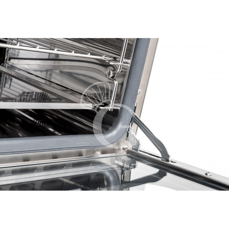 Horno eléctrico de convección para cruasanes, puerta abatible, controles mecánicos, 4 bandejas GN 2/3, potencia 3,3 kw