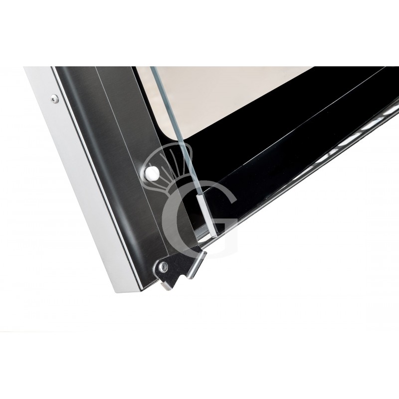 Horno eléctrico de convección para gastronomía, humidificador, control electrónico, trifásico, 6 bandejas GN 1/1 530x325mm