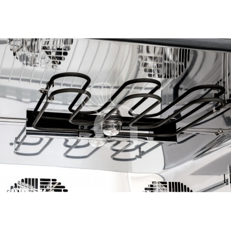 Horno eléctrico de convección para cruasanes, humidificador y grill, controles electrónicos, 4 bandejas GN 1/1 530x325 mm Horno eléctrico de convección para cruasanes, humidificador y grill, controles electrónicos, 4 bandejas GN 1/1 530x325 mm