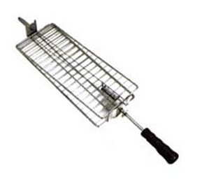 Parrilla de acero inoxidable rotativa