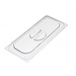 Tapa de policarbonato para cubetas de helado L 360 mm x P 165 mm