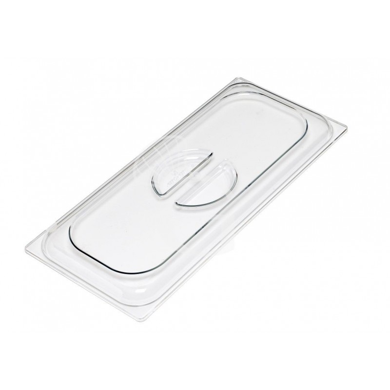 Tapa de policarbonato para cubetas de helado L 360 mm x P 165 mm
