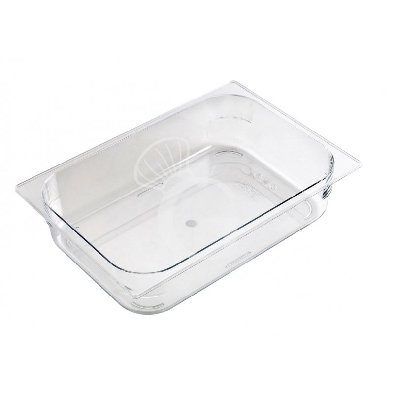 Cubeta para helado de policarbonato L 360 mm x P 250 mm x A 80 mm