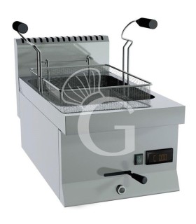 Freidora eléctrica de sobremesa para pastelería 1 cuba - 5 LT - L 350 mm x P 650 mm x A 285 mm