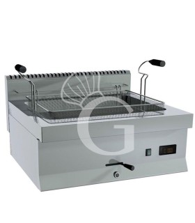 Freidora eléctrica de sobremesa para pastelería 1 cuba - 10 LT - L 700 mm x P 650 mm x A 285 mm