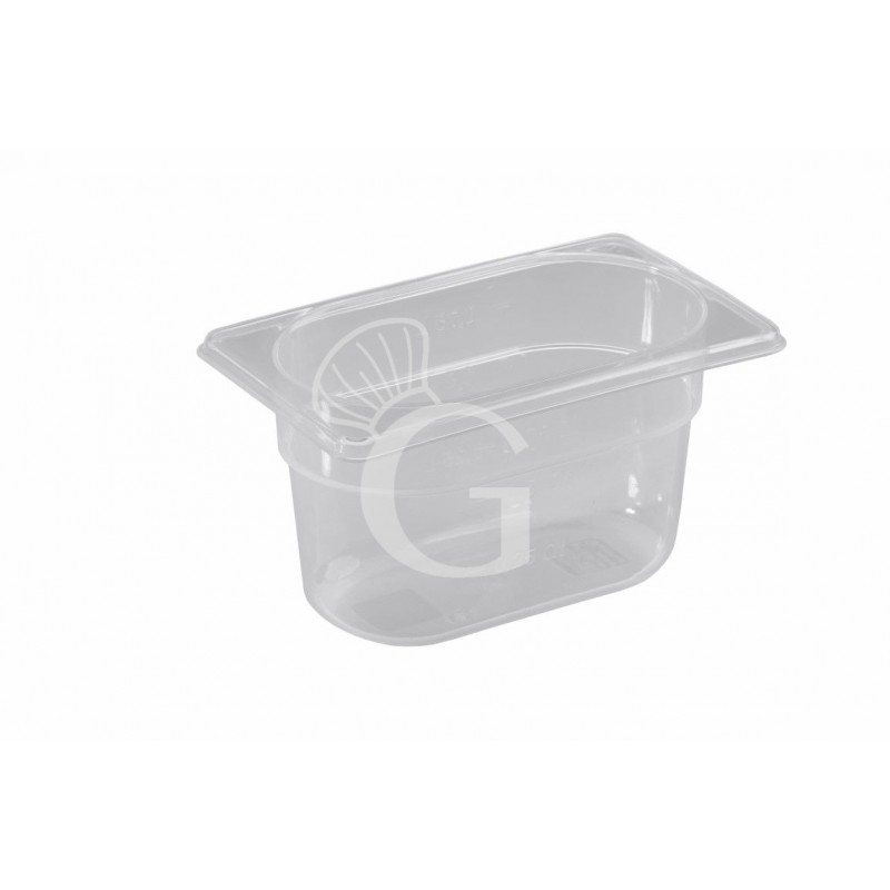Cubeta de polipropileno GN 1/9 - 176 mm x 108 mm x H 100 mm