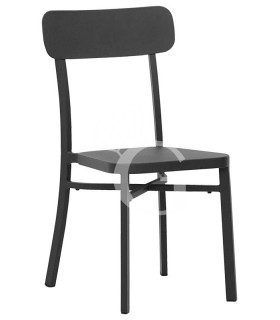 Silla Basic de metal barnizado