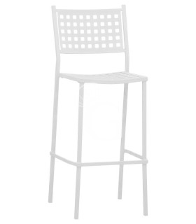 Taburete Scotland de metal pintado