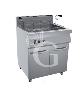 Freidora a gas de sobremueble para pastelería 1 cuba - 45 LT - L 800 mm x P 730 mm x A 900 mm