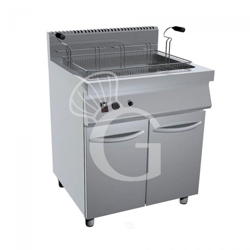Freidora a gas de sobremueble para pastelería 1 cuba - 45 LT - L 800 mm x P 730 mm x A 900 mm