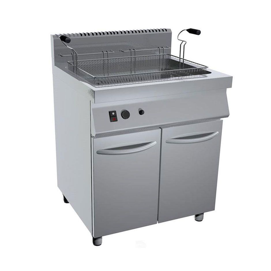 Freidora a gas de sobremueble para pastelería 1 cuba - 45 LT - L 800 mm x P 730 mm x A 900 mm
