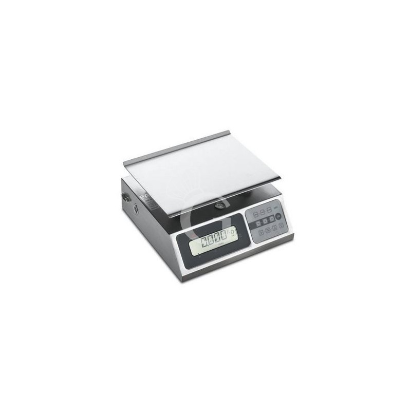 Balanza electrónica con capacidad de 10 kg y precisión de 2 g L 248 mm x P 253 mm x A 132 mm