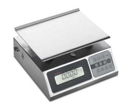 Balanza electrónica con capacidad de 20 kg y precisión de 5 g L 248 mm x P 253 mm x A 132 mm