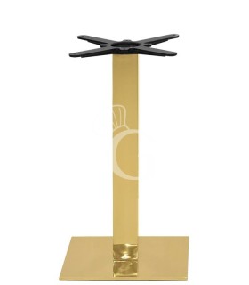 Base de metal dorado altura 720 mm