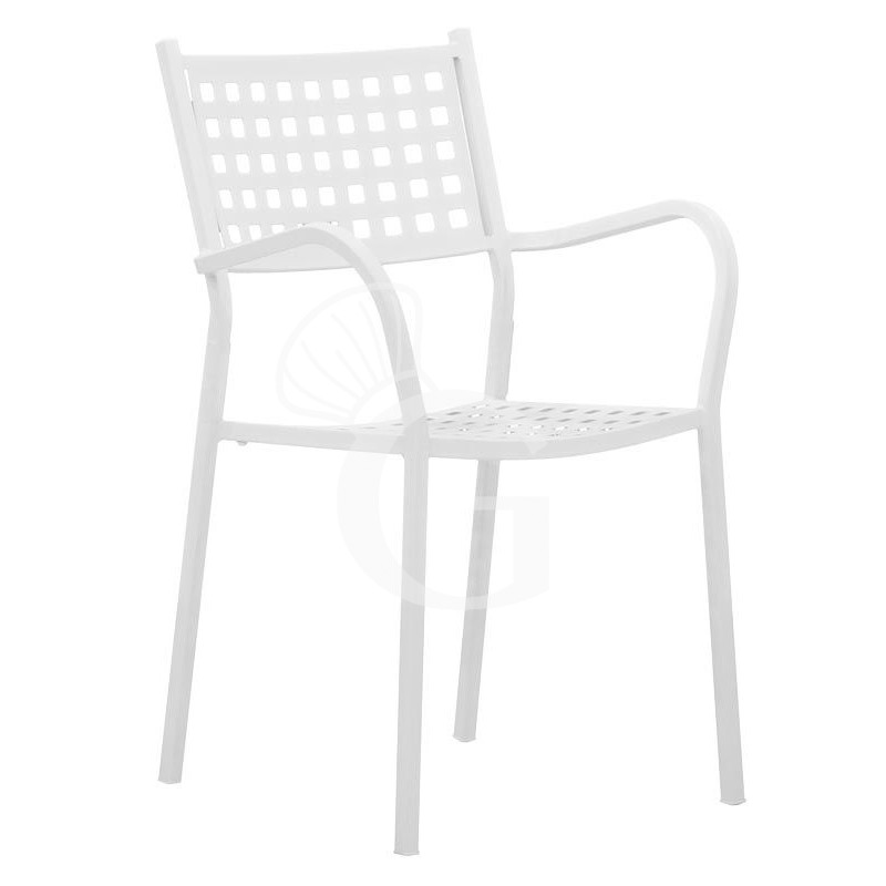 Silla Mary de metal barnizado