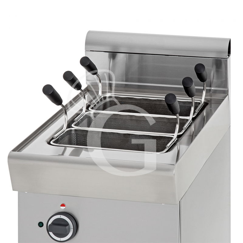 Cocedor de pasta eléctrico profesional 1 cuba - 40 LT - L 400 mm x P 700 mm x A 850 mm