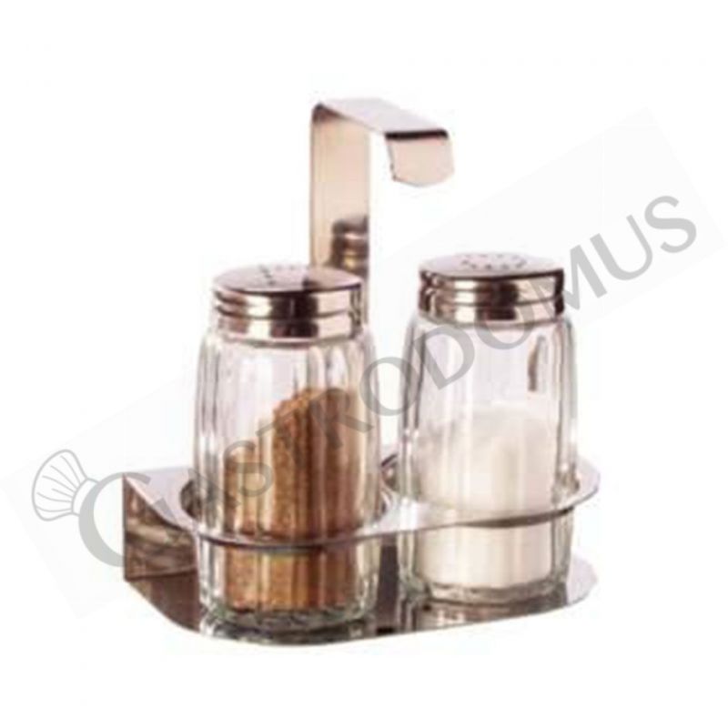 Set 2 piezas de molinillo sal y pimienta de acero inoxidable