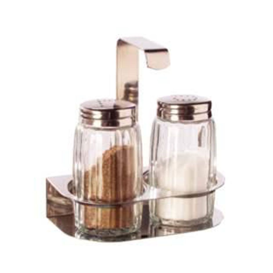 Set 2 piezas de molinillo sal y pimienta de acero inoxidable