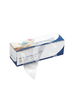 Bolsa de plástico transparente con longitud de 300 mm paquete de 100 unidades