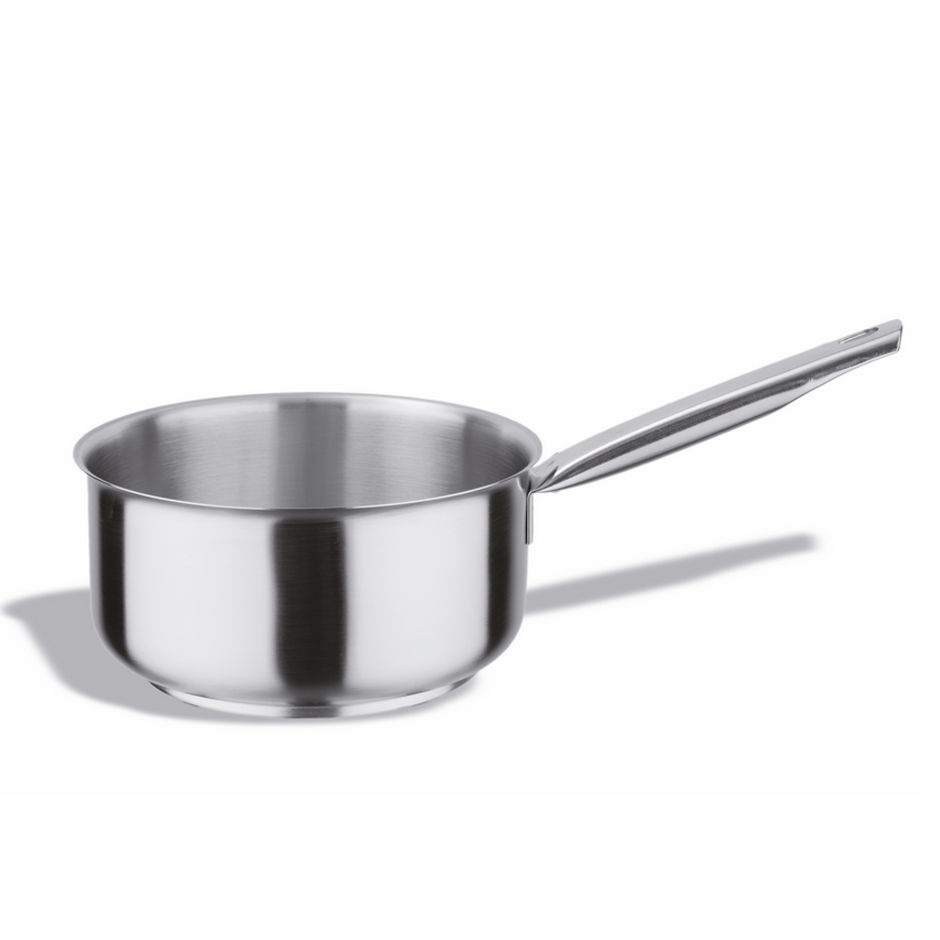 Sartén de acero inoxidable de estilo francés con un asa diámetro 240 mm x A 120 mm 5,4 LT