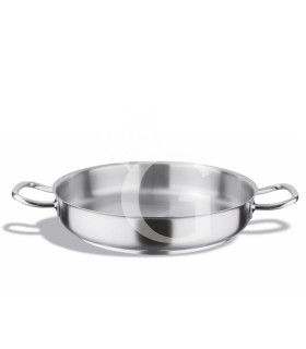 Paellera de acero inoxidable diámetro 600 mm x A 100 mm 28 LT