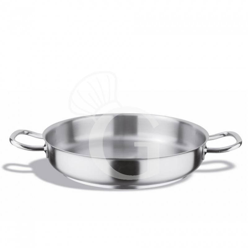 Paellera de acero inoxidable diámetro 600 mm x A 100 mm 28 LT