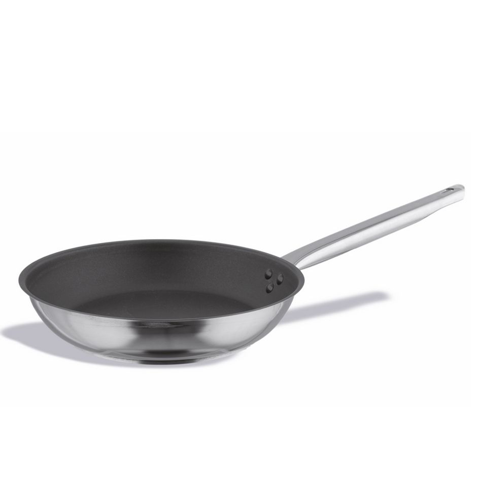 Sartén de acero inoxidable con revestimiento antiadherente, de 360 mm de diámetro y 60 mm de altura