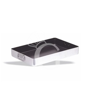 Bandeja de aluminio, antiadherente, 2 asas, L 500 mm x P 300 mm x A 70 mm