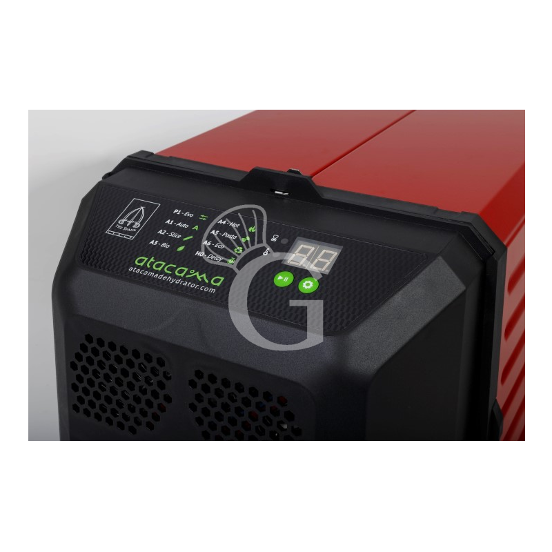 Deshidratador de alimentos 500 W L 270 mm x P 500 mm x A 260 mm display digital