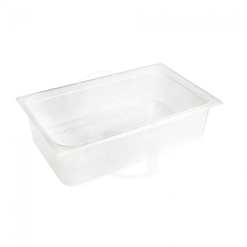 cubeta de polipropileno GN1/1 con falso fondo