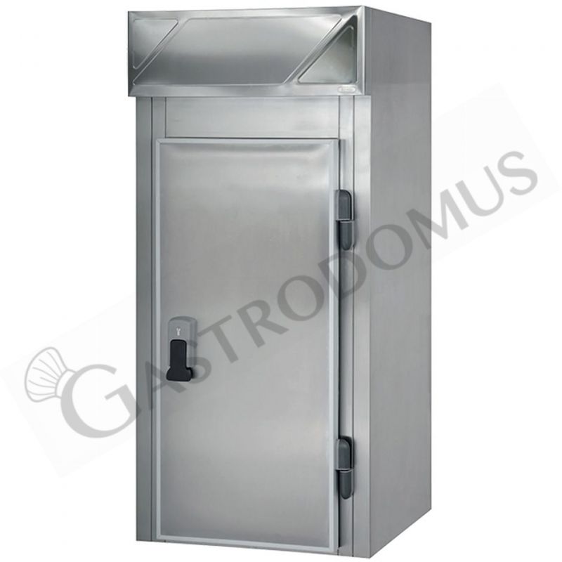 Mini Cámara frigorífica con refrigeración ventilada -18°C/-22°C en chapa de acero inoxidable AISI304