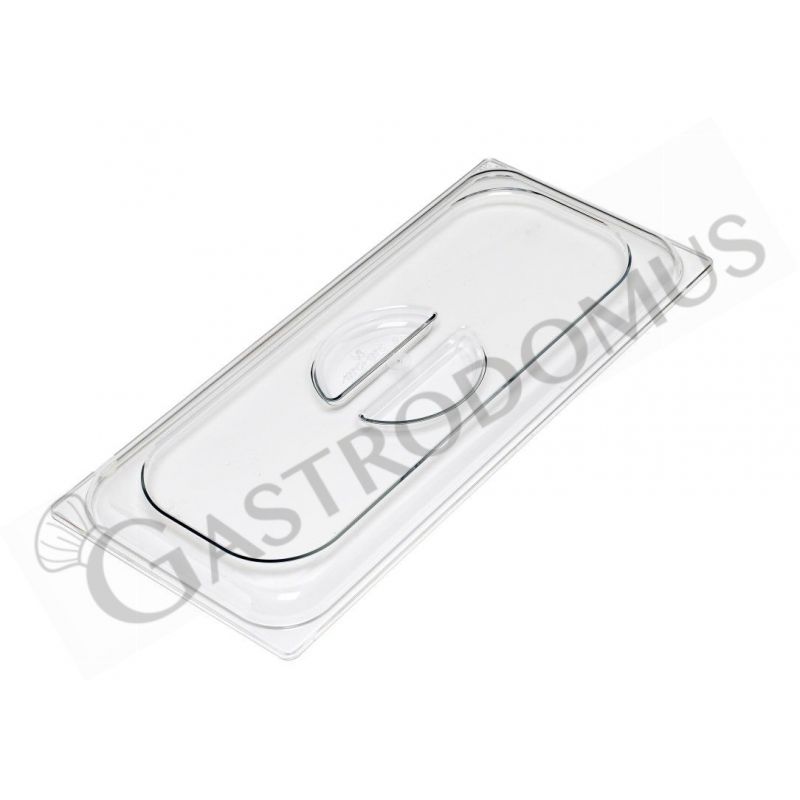 Tapa de policarbonato para cubetas de helado L 210 mm x P 200 mm