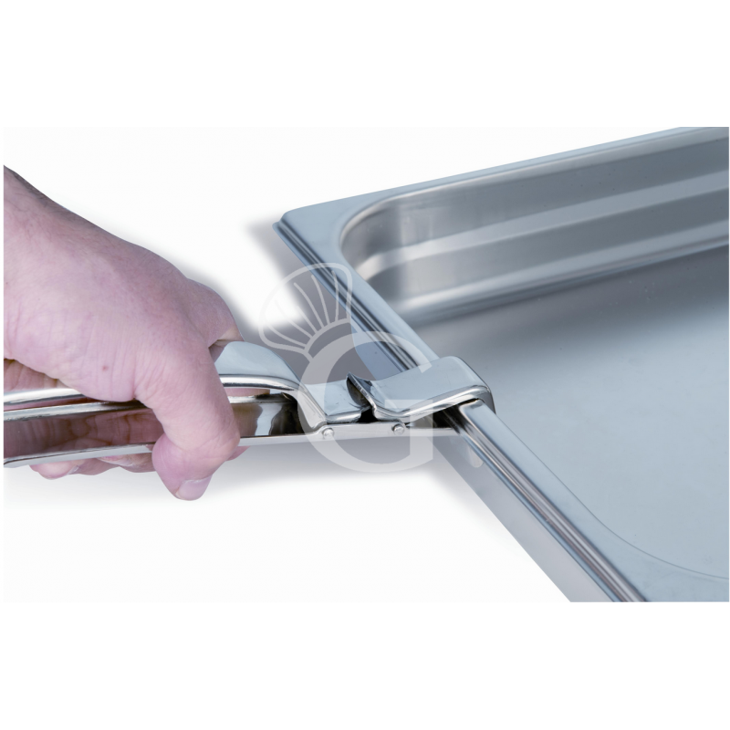 Pinza para bandejas de horno de acero inoxidable L 190 mm