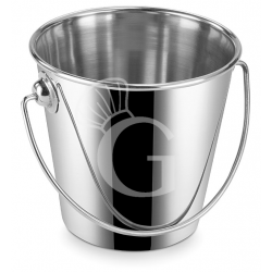 Mini cubo de acero inoxidable diámetro 75 mm x A 65 mm