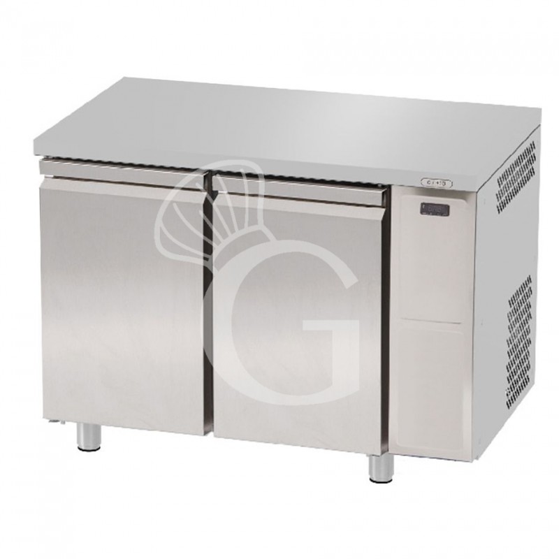 Mesa Refrigerada de 2 Puertas 700 mm de profundidad 0°C/+10°C Motor a distancia
