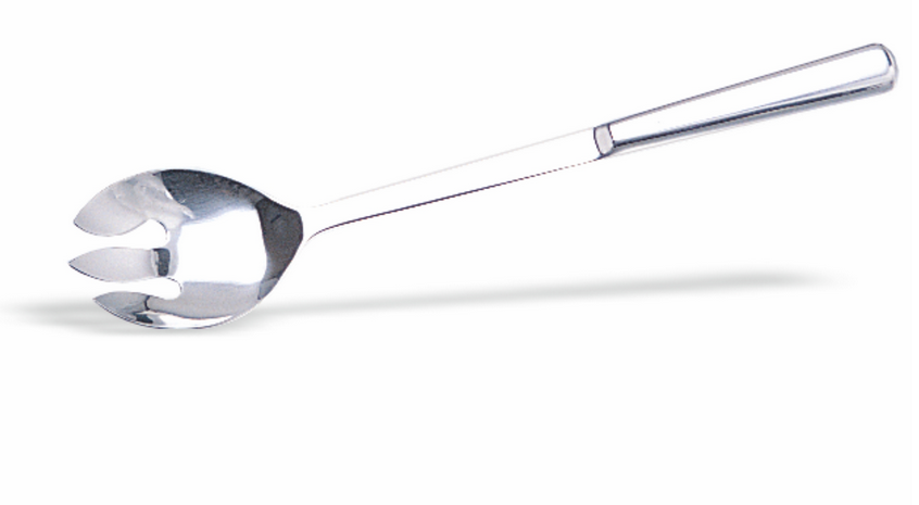 Cuchara para ensalada de acero inoxidable L 300 mm