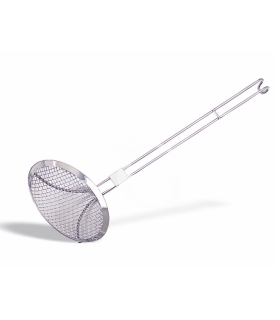 Espumadera de malla fina diámetro 100 mm y longitud del mango 290 mm