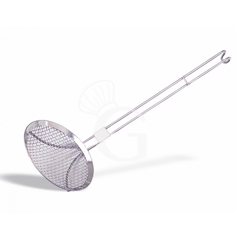 Espumadera de malla fina diámetro 200 mm y mango L 440 mm
