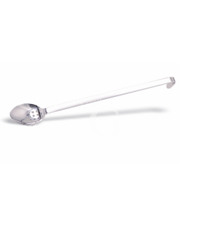 Cuchara perforada de una sola pieza mango L 370 mm y L total 440 mm