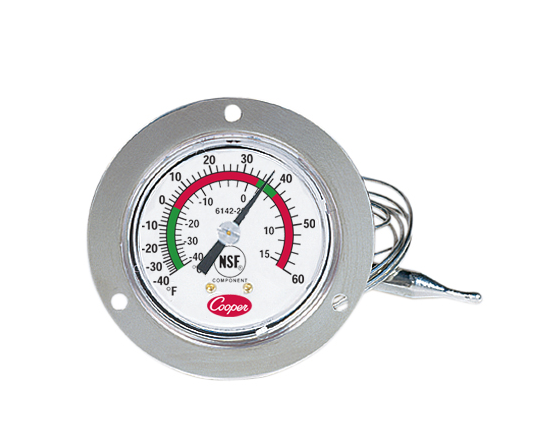 Termómetro mecánico para armarios frigoríficos empotrables -40°C/+15°C
