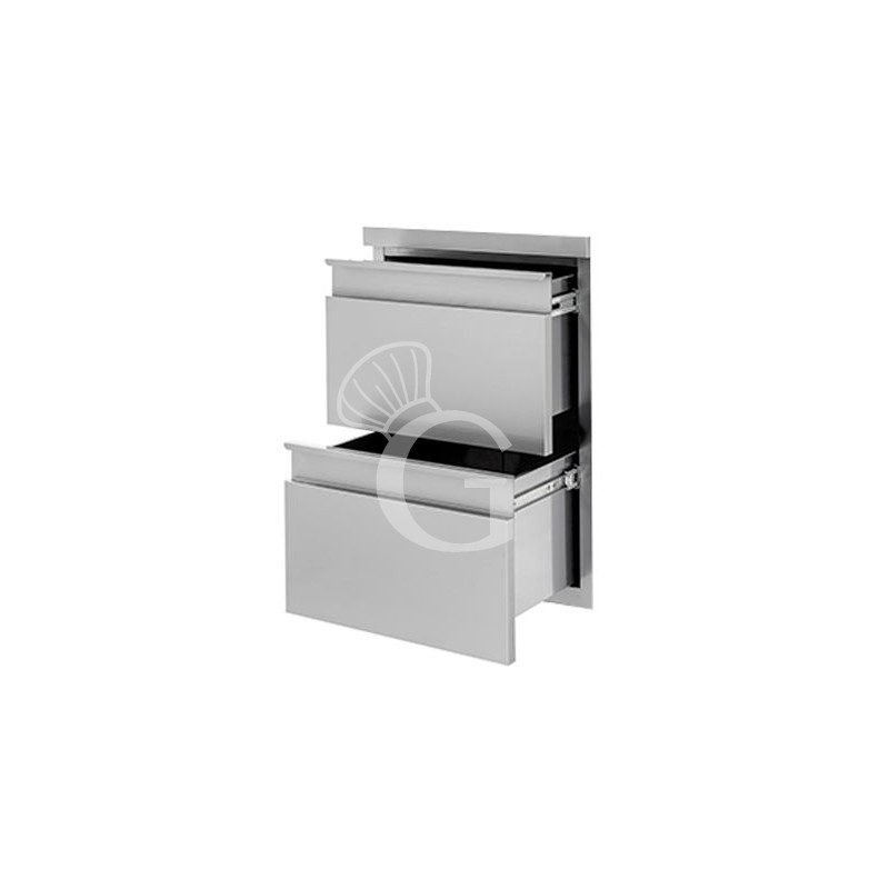 Juego de 2 cajones - dimensiones L 420 mm x P 880 mm x A 270 mm