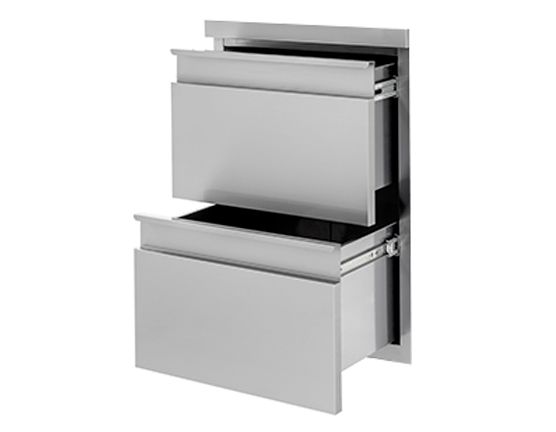 Juego de 2 cajones - dimensiones L 420 mm x P 880 mm x A 270 mm