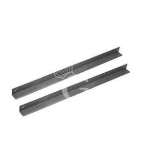 Par de guías en forma de "L" de acero inoxidable para armarios refrigerados 700/1400 litros - LÍNEA GOLD