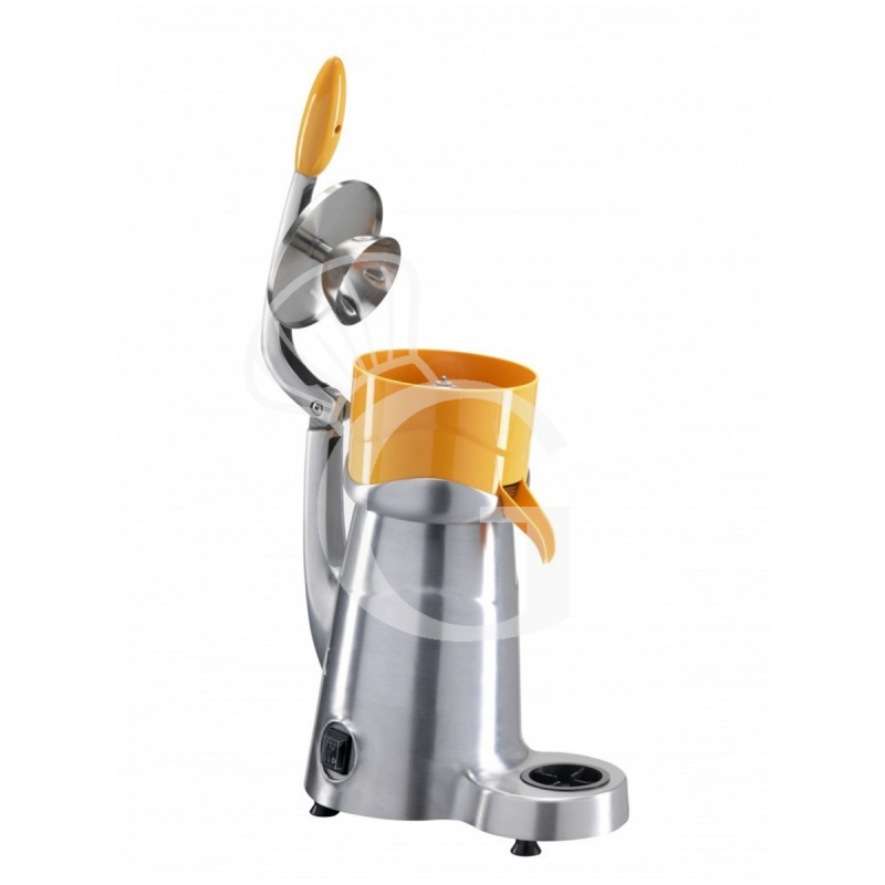 Exprimidor eléctrico de cítricos con brazo en aleación de aluminio cepillado 1450 rpm L 335 mm x P 202 mm x A 475/680 mm