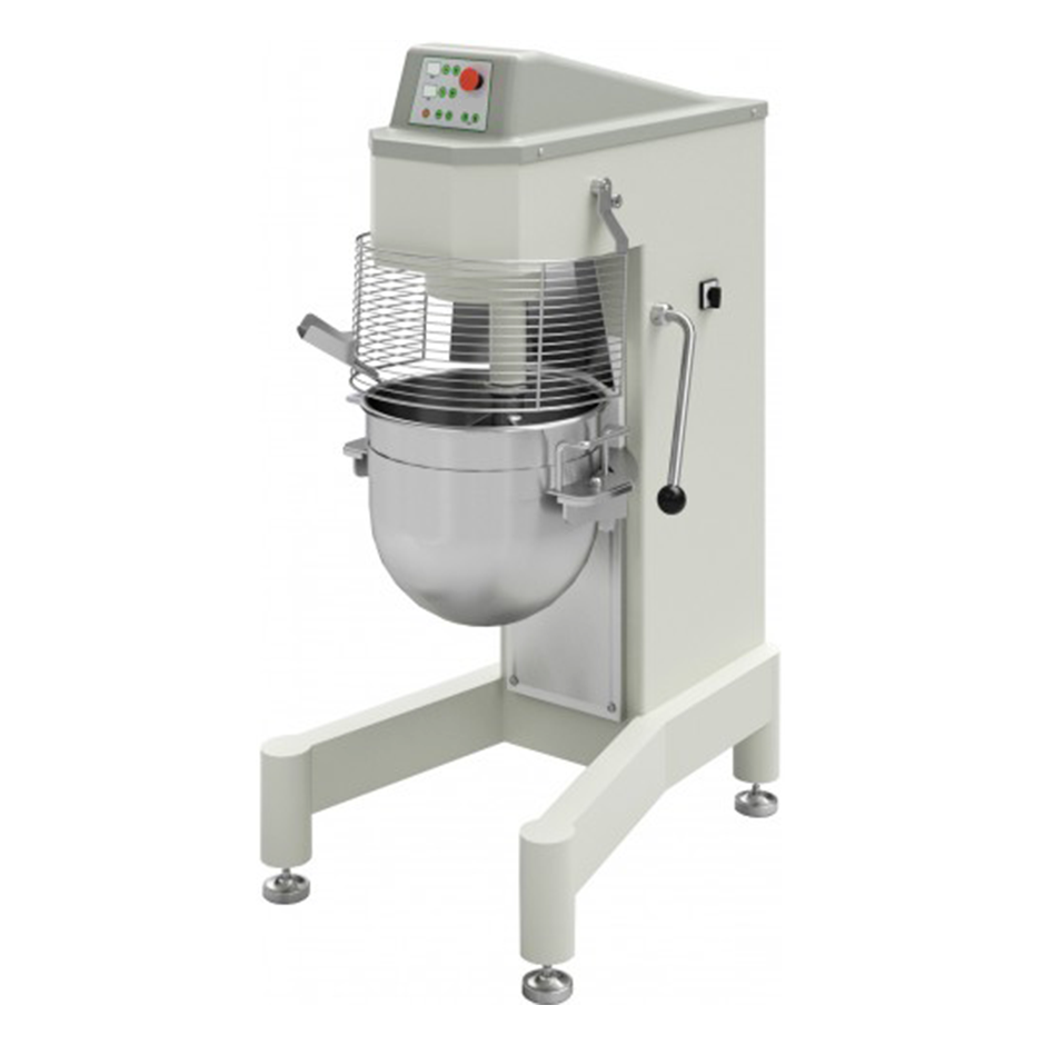 Amasadora planetaria capacidad 40 LT - Trifásica - variador de velocidad - controles digitales