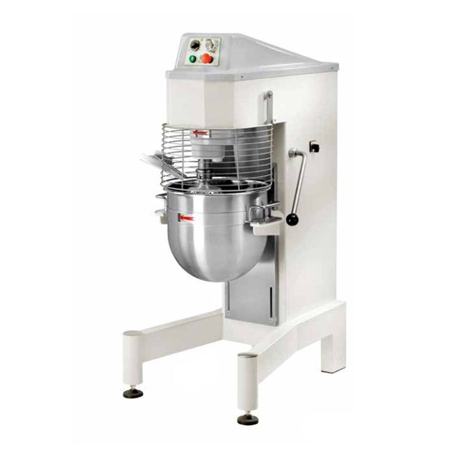 Amasadora planetaria capacidad 60 LT - Trifásica - 3 velocidades - controles mecánicos