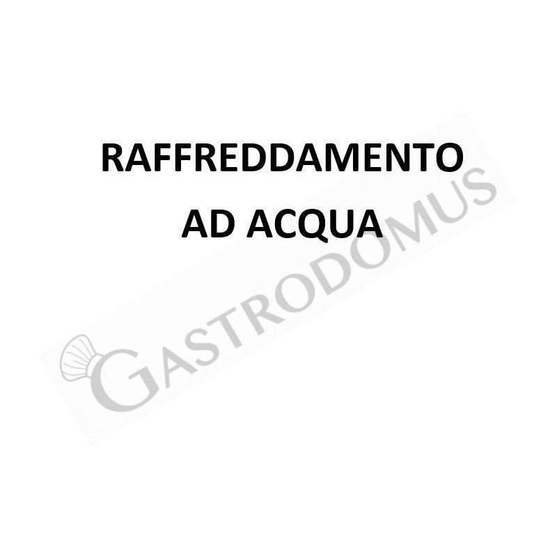 Refrigeración por agua para abatidor de temperatura