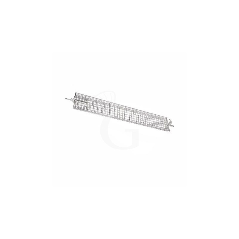 Rejilla de acero inoxidable para asador L 760 mm