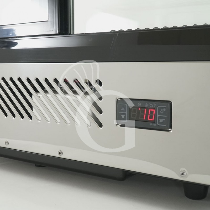 Vitrina refrigerada ventilada de sobremesa 120 LT Luz interior LED L 702 mm x P 568 mm x A 686 mm